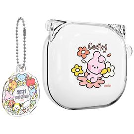 [S2B] BT21 minini Happy flower Galaxy Buds2 Pro Buds Pro Live compatibility Clear case-Samsung Bluetooth Earphones All-in-One BTS Case-Made in Korea